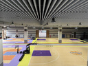 欧百娜篮球场地垫室内篮球场地胶球馆定制pvc塑胶地板运动地胶木纹地垫 【基础促销款】XLD-橘皮纹3.5mm 实拍图