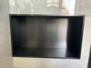摩恩阳光淋浴房304不锈钢嵌入式暗装置物架浴室定制壁龛金属成品隔板壁柜 尺寸可定制，请联系客服 实拍图