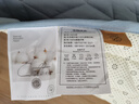 罗兰家纺可水洗全棉家用床垫保护垫 薄款防滑可折叠软垫床褥垫被双人单人 全棉抗菌床褥菱形蓝 反面颗粒 200cm*180cm 实拍图