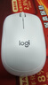 罗技（Logitech）M221 轻音鼠标 无线鼠标 办公鼠标 对称鼠标 带无线微型接收器 米白色 实拍图