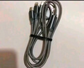 罗马仕 数据线三合一充电线6A快充100W充电器线一拖三头适用苹果Type-c安卓iPhone16/15小米华为手机车载 实拍图