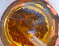 同仁堂（TRT）胖大海金银花罗汉果甘草菊花茶吸烟者护橘红嗓子清润养喉生茶150g 实拍图