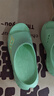 Saucony索康尼CRADLE摇篮2运动拖鞋男女时尚一脚蹬缓震舒适凉鞋 浅绿 39 实拍图
