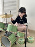 俏娃宝贝（QIAO WA BAO BEI）架子鼓儿童初学者男孩女孩1-3-6-10岁打鼓乐器大号爵士鼓带DJ琴 实拍图