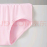 三枪（THREEGUN）女士内裤女纯棉高腰大码新疆棉纯色全棉裆透气弹力三角裤头3条装 组合1 （浅粉+妃+妃） 3条 2XL (175/100) 实拍图