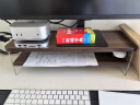金隆兴电脑显示器增高架台式屏幕双层支架办公桌面置物架子收纳储物托架 实拍图
