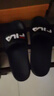 斐乐（FILA）女鞋运动拖鞋厚底凉拖沙滩鞋漂流船 黑-BK 37.5 实拍图