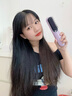 佳梵妮【三分钟快速造型】新款无线直发梳负离子无线有线二合一护发不伤发便携两用造型直板夹内扣魔发梳 【5亿负离子护发+支持快速边充边用】淡雅紫 实拍图