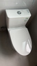 九牧（JOMOO） 家用防臭马桶虹吸大冲力抽水坐便器卫生间静音普通马桶非智能 无棱内壁抗菌易洁11396 305/300mm (295-390以内选择) 实拍图
