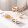 苏氏陶瓷（SUSHI CERAMICS）羊脂玉敦煌宝相花旅行茶具 实拍图