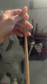 美厨（MAXCOOK）黄檀木筷子 天然家用黄檀木筷实木原木筷无漆无蜡圆筷 2双MCK0142 实拍图