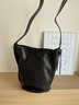GUSKI包包女包2025新款品牌女士真皮斜挎单肩腋下水桶包生日礼物送女友 黑色【Black】 实拍图