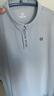 KOLON SPORT/可隆速干POLO 男士吸湿小翻领抗菌户外运动印花短袖 LHPT5MTT31-LB 浅蓝色 XL 180/100A 实拍图