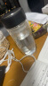希乐玻璃杯双层玻璃水杯高颜值男士商务办公茶水分离杯便携泡茶杯子 实拍图