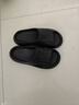 名创优品（MINISO）家居拖鞋男女情侣家用舒适浴室防滑防臭凉拖鞋夏  高级黑42-43 实拍图