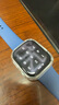 Apple/苹果 Watch Series 10 智能手表GPS+蜂窝款46毫米银色铝金属表壳丹宁色运动型表带M/L MWYG3CH/B 实拍图