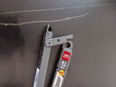 得力(deli)小号特氟龙刃美工刀片 防粘防黏裁纸刀片 9mm可替换刀片 5片/盒 TD172 实拍图