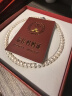 中国黄金（CHINA GOLD）淡水珍珠项链妈妈款素珠锁骨链母亲节520情人节礼物送女友实用 （万里挑一）珍珠素链-8-9mm 实拍图