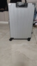 麒珍阁新款行李箱铝框拉杆箱男学生大容量密码箱女高颜值旅行箱加厚皮箱 极致银【加厚加硬-抗压耐摔】 28英寸 【大容量-出国搬家托运】 实拍图