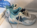 361°悍将|儿童篮球鞋25夏季实战训练青少年硬地耐磨篮球鞋 蓝33 实拍图