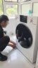 松下（Panasonic）滚筒洗衣机全自动超薄全嵌 【小白盒】10公斤温水泡沫净内衣洗衣机81T3以旧换新家电国家补贴20% 实拍图