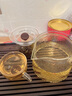 雅集侧把壶锤纹煮滤茶具耐热玻璃茶壶煮茶泡茶壶耐高温泡茶壶600ml 实拍图