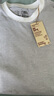 无印良品（MUJI）男式天竺编织圆领短袖T恤男士打底衫男款休闲上衣夏季男装 白色条纹 XL (180/104A) 实拍图