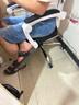 黑白调P4 Pro人体工学电脑椅子办公椅可躺午休椅电竞椅久坐舒适老板椅 霜白(2D腰托+155°带脚托可躺） 实拍图
