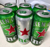 喜力啤酒500ml*21听大罐听装 喜力啤酒Heineken（经典18听+星银3听） 实拍图