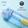 乐扣乐扣（LOCK&LOCK）人鱼线塑料运动水杯夏天便携水壶带刻度提手男女水杯子700ML蓝色 实拍图