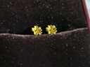 周六福足金999朱槿花黄金耳钉耳饰女计价A0910969 约0.82g 一对生日礼物 实拍图