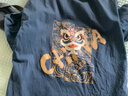 JEANSWEST LIFE真维斯国潮短袖t恤男夏季中国舞狮潮流半袖男大童纯棉宽松打底衫 实拍图