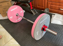 PROIRON普力艾 杠铃片全胶彩色橡胶举重力量举杠铃举重片5KG*2灰 实拍图