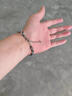 戚小米黑森林手链男款潮嘻哈钛钢男生手环高级感小众百搭情侣不掉色手饰 黑森林手链 实拍图