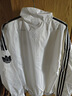 adidas情侣款复古风梭织立领夹克外套男女阿迪达斯官方三叶草 亮白 M 实拍图