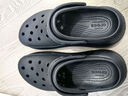 crocs檀健次推荐款经典泡芙洞洞鞋|207521 黑色-001 39(240mm) 实拍图