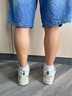 森马（Senma）男鞋夏季休闲百搭小白鞋子男士软底轻便厚底增高板鞋男款镂空透气 米色 41 实拍图