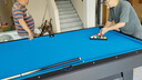 皓玉佳台球桌标准型大理石成人家用多功能黑八桌球台乒乓球桌餐桌二合一 274cm 木板+自动回球三合一 实拍图