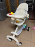 semmook婴儿车0-6岁用折叠可坐可躺可转向遛娃神器高景观双向婴儿推车 雅致白【带脚托+餐盘】 实拍图
