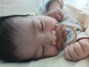 世喜安抚奶嘴0-3-6个月防胀气 新生婴儿日夜用 全硅胶带收纳盒2只装 实拍图