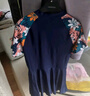 梵迪拉（F.DYRAA）泳衣女夏遮肚连体游泳馆海边显瘦游泳三件套11015藏蓝裙式连体L 实拍图