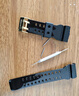 适用于卡西欧casio gshock树脂手表带GA-110GB GD120 700 400橡胶表带 黑色金扣 实拍图