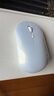 惠普（HP）无线鼠标轻音便携台式电脑办公笔记本通用家用鼠标无线舒适手感莫兰迪配色 1600DPI可调续航6个月 珠光蓝【双模充电版】 实拍图