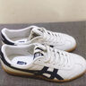 Onitsuka Tiger鬼塚虎复古德训鞋耐磨平底男女鞋休闲板鞋百搭 TOKUTEN 浅灰色/深蓝色 38 实拍图