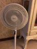 美的（Midea）【飓风节能】七叶柔风立式电风扇/家用轻音落地扇/台式小型风扇/大风力遥控定时摇头风扇SAH35BSJ 实拍图