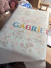 伽百利Gabriel毛绒玩偶可爱花耳兔娃娃玩具儿童抱枕生日礼物女生礼物女 W1813E小开心 浅灰礼盒款 30cm 实拍图