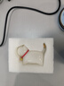 苏氏陶瓷（SUSHI CERAMICS）羊脂玉瓷茶具配件茶宠描金小猫咪 实拍图