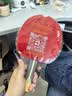 红双喜国手狂飚H301系列乒乓底板 7夹内置纤维层快攻弧圈 狂飚H301X(横拍FL) 底劲足爆发强 实拍图