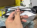 WAN XIN 新款 1.67超薄高清防蓝光镜片男可配度数送商务眼镜框女Z 9917黑银 大脸不夹小脸不掉 配万新1.60较薄非球面树脂镜片 实拍图