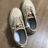 卡帝乐鳄鱼（CARTELO）鞋子男2025夏季休闲鞋男鞋时尚英伦风皮鞋潮流软底板鞋 米色 43 实拍图